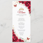 赤金ゴールドフローラキンセアニェラプログラムメニュー メニュー (正面)