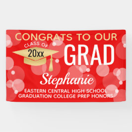 赤金ゴールドモダンバブルおめでとう卒業 横断幕