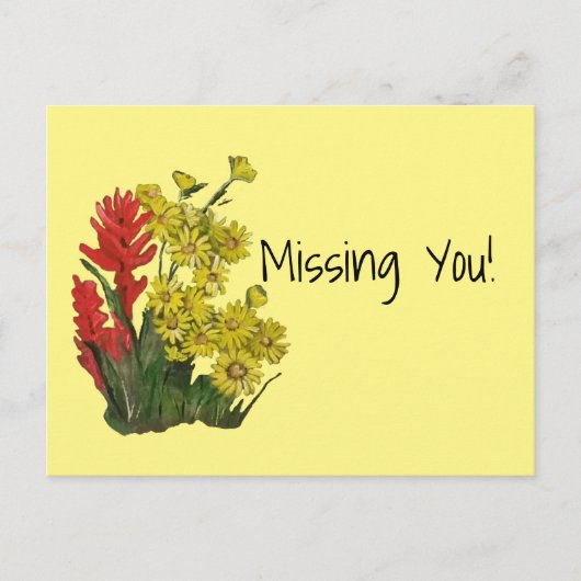 赤金ゴールドロージー・ファイアウィード・アスター ポストカード (正面)