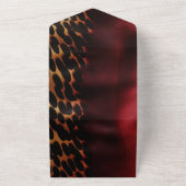 赤金ゴールド南西コウィド オールインワン招待状 (外側)