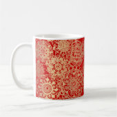 赤金ゴールド曼荼羅図 コーヒーマグカップ (左)