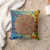 赤金ゴールド秋自然フェスティバル クッション (ブランケット)