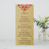 赤金ゴールド結婚メニュー メニュー (スタンド正面)