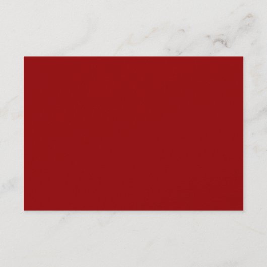 赤金ゴールド縁ど中国の結婚詳細 エンクロージャーカード (裏面)