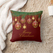 赤金ゴールド装飾品 クッション (ブランケット)