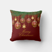 赤金ゴールド装飾品 クッション (正面)