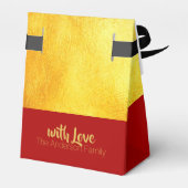 赤金ゴールド馬文房切土2026 PFBT フェイバーボックス (裏面サイド)