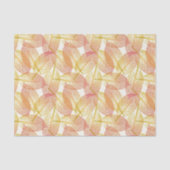 赤金ゴールド黄葉色芸術文様 薄葉紙 (正面)