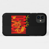 赤金ドラゴン年 Case-Mate iPhoneケース (裏面(横))