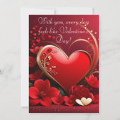 赤金ラブハートバレンタインズ シーズンカード (正面)