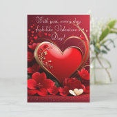 赤金ラブハートバレンタインズ シーズンカード (スタンド正面)