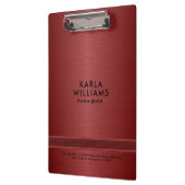 赤金属ブラシ付きフェイクスチールの外観の画像 クリップボード (左)