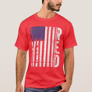 赤金曜、全員が米国国旗軍を配備したことを思い出す Tシャツ