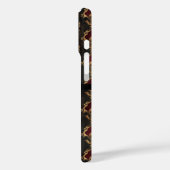 赤金黒ゴシックダマスク Case-Mate iPhoneケース (裏面 / 左)