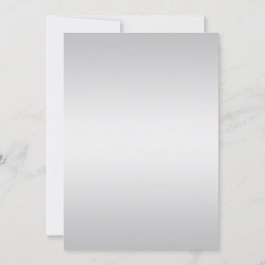 赤銀エレガント緑柊のクリスマスパーティー 招待状 (裏面)