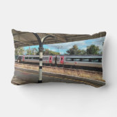 赤銀列車(駅) アウトドアクッション (裏面)