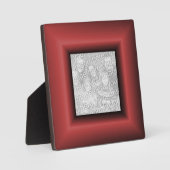 赤銅縁ど線 フォトプラーク (正面)