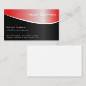 赤鋼効果プロフェッショナル名刺 名刺 (正面/裏面)