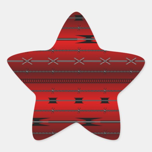 赤鋼線 星シール (正面)