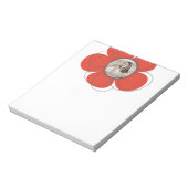 赤開花 ノートパッド (回転)