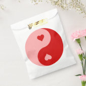 赤陰陽ハートバレンタイン フェイバーバッグ (封をした状態)