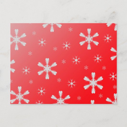赤雪片はがき ポストカード (正面)