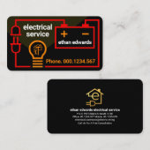 赤電池電気回路 名刺 (正面/裏面)