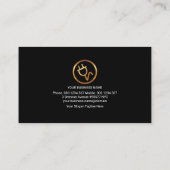 赤電流波稲妻電気技師 名刺 (裏面)