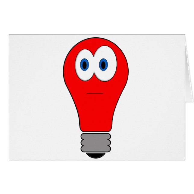 赤電球 (正面横)