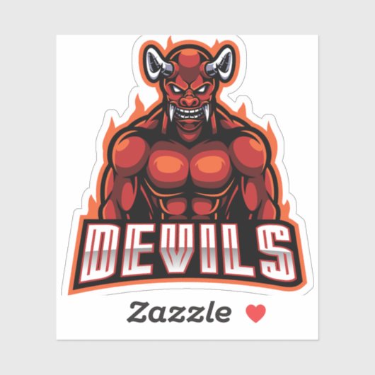 赤霊悪魔 シール (シート)