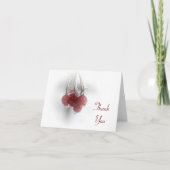 赤霜の降りた冬の果実 サンキューカード (正面)