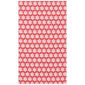 赤霜の降りた北極の雪片 |きらめく雪 テーブルクロス (正面)