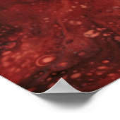 赤青の壁紙 ポスター (角)