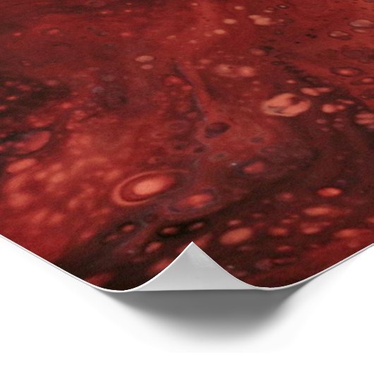 赤青の壁紙 ポスター (角)