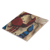 赤青カニ タイル (側面)