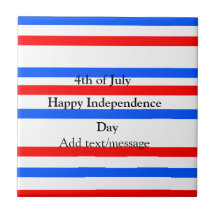 赤青ストライプ色の自立日7月4日