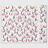 赤青唐辛子 ラッピングペーパー (フラット)