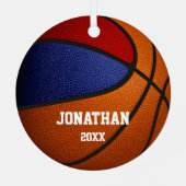 赤青少年記念バスケ メタルオーナメント (裏面)