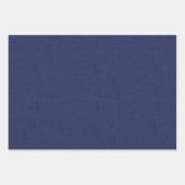 赤青無地の緑リネンのルックパターン ラッピングペーパーシート (正面3)