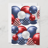 赤青白愛国気球2誕生日 招待状 (裏面)