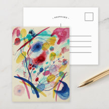 赤青緑の黄色のコンポジション | Kandinsky