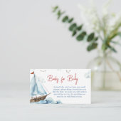 赤青航海の赤シャワーベビー エンクロージャーカード (スタンド正面)