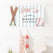 赤青野球の誕生日パーティーを練り上げる 横断幕 (インサイチュ)