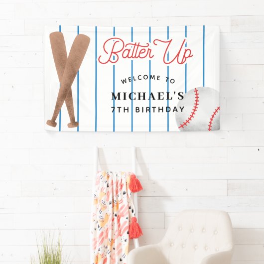 赤青野球の誕生日パーティーを練り上げる 横断幕 (インサイチュ)