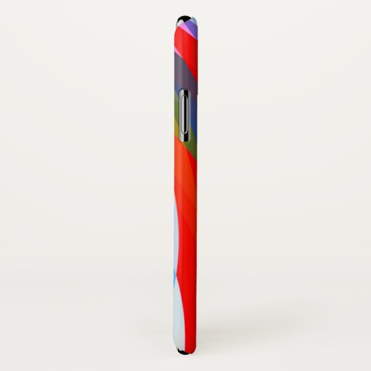 赤青黄黒 Case-Mate iPhoneケース (裏面/右)