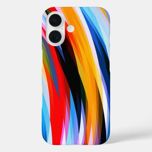 赤青黄黒 Case-Mate iPhoneケース (裏面)