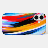 赤青黄黒 Case-Mate iPhoneケース (裏面 (横))