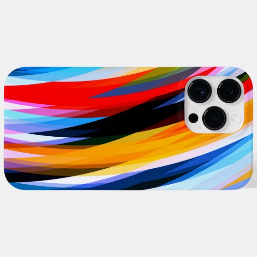 赤青黄黒 Case-Mate iPhoneケース (裏面 (横))