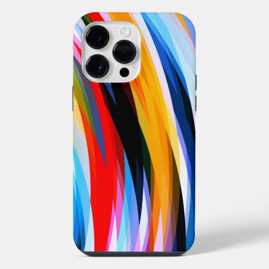 赤青黄黒 iPhoneケース (裏面)