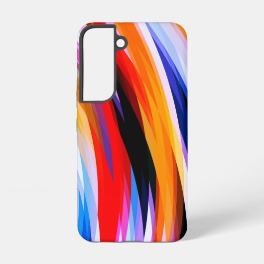 赤青黄黒 SAMSUNG GALAXYケース (裏面)